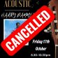 Harry Pannell - CANCELLED