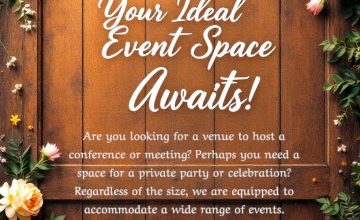 Your Ideal Event Space Awaits!