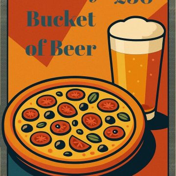 Pizza-and-bucket-of-Beer