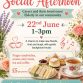 Our next Social Afternoon